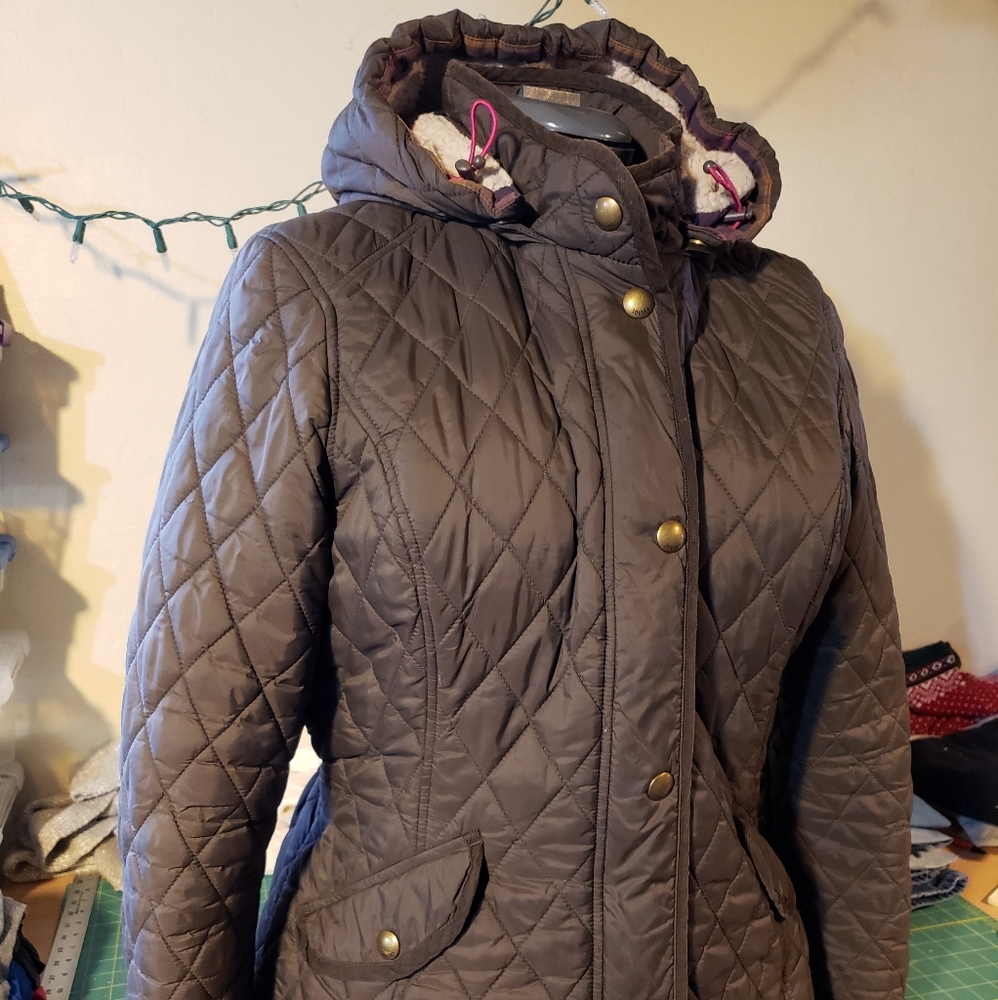 Joules quilted coat